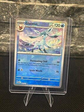Pokemon Glaceon Pokeball Holo 025/131 from Prismatic Evolution Set M/NM